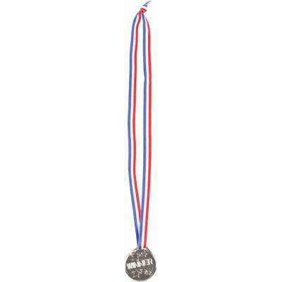 Merco Winner Silver dětská medaile se stuhou 50 ks