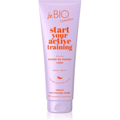 beBIO Start Your Active Training регенериращо масажно олио 250ml
