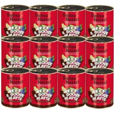 Dolina Noteci Superfood Adult hovězí s husím srdcem 12 x 800 g