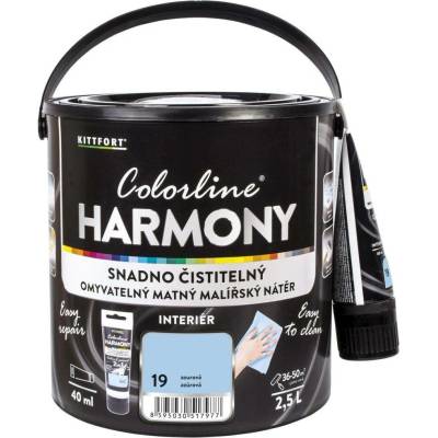 KITTFORT Colorline HARMONY 2,5 l azurová matná