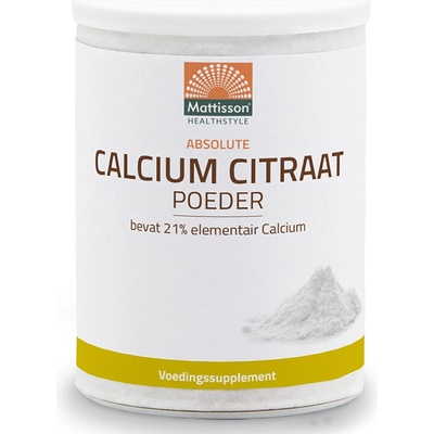 Mattisson Healthstyle Калций (цитрат) 125 g прах | Mattisson Healthstyle (MT2328)