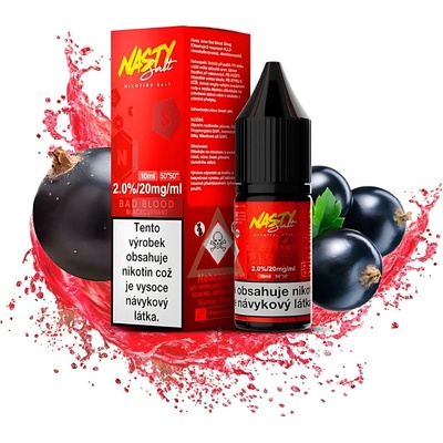 Nasty Juice SALT Bad Blood 10 ml 20 mg