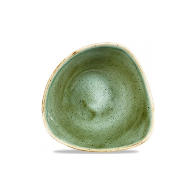 Churchill 1795 Stonecast Samphire Green 15,3 cm miska ve tvaru trojúhelníku