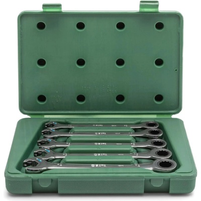 Sata Tools Očkoploché ráčnové klíče 10 ÷ 14 mm v kazetě 5 ks ST09078SJ