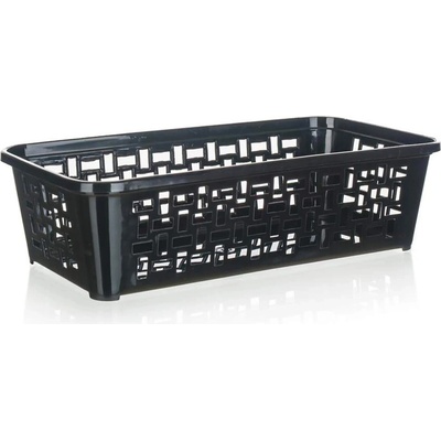 VETRO PLUS Plastový organizačný košík 19 × 9,7 × 5 cm, mix farieb