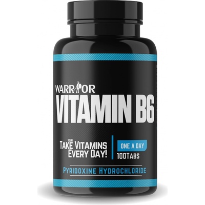 Warrior Vitamín B6 100 tabliet