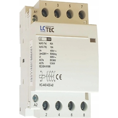 LC modulární stykač 4P 3M 40A 230V AC 4z