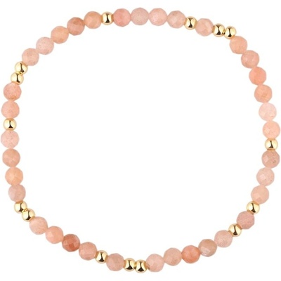 Preciosa Korálkový náramek s přírodními kameny Rosalina Bloom Pop 7511Y69