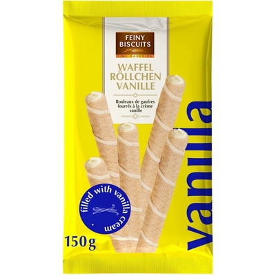 Feiny Biscuits Vaflové trubičky s krémovou náplní s vanilkovou příchutí 150 g
