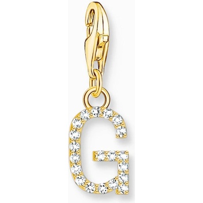 Thomas Samo přívěsek charm letter G gold 1970 414 14