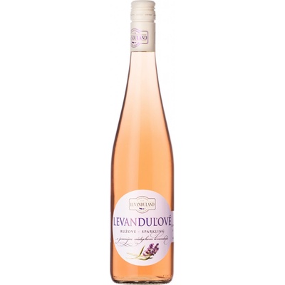 Levanduland Levanduľové ružové - sparkling 10% 0,75 l (čistá fľaša)