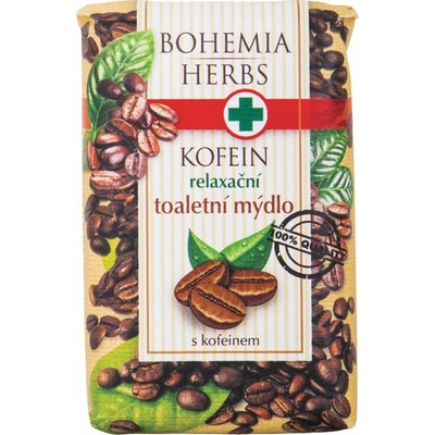 Bohemia Herbs Kofein relaxační toaletní mydlo 100 g