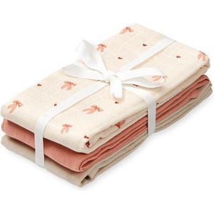 Cam Cam Copenhagen Розови/бежови муселинови пелени 3 бр. 70x70 cm Bows - Cam Cam Copenhagen (503-P93-000-WW)