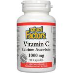 Natural Factors Vitamin C / Витамин С (калциев аскорбат), 1000 mg, 90 капсули Natural Factors (1349 NF)