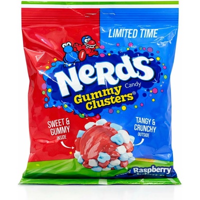 Nerds Gummy Clusters Cherry Raspberry Touchdown 113 g
