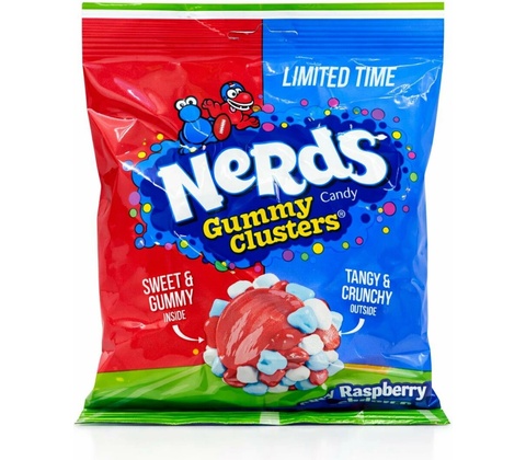 Nerds Gummy Clusters Cherry Raspberry Touchdown 113 g