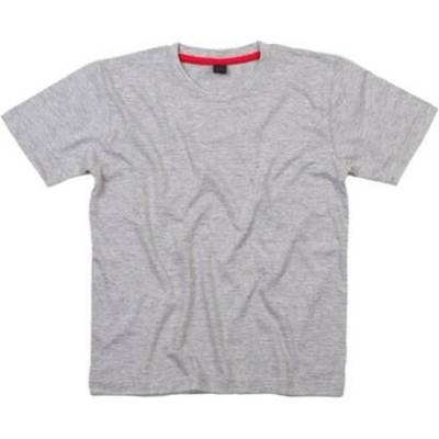 Mantis Dětské triko z organické bavlny MK15 Heather Grey Melange