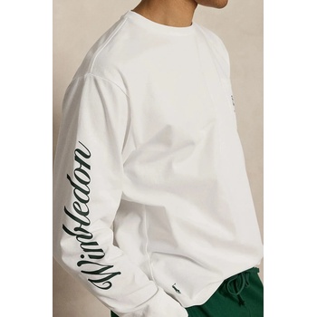 Ralph Lauren блуза с дълги ръкави мъжка от памук Wimbledon (710B16045)