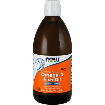 NOW NOW Omega-3 Fish Oil Liquid, 500 ml