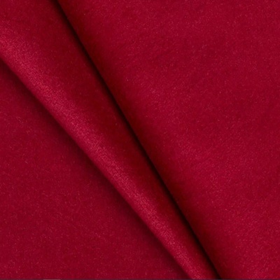 Velurová potahová látka, Velluto, Tm. Červená – Zboží Mobilmania