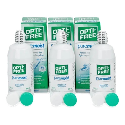 Разтвор Opti-Free PureMoist 3 x 300 ml