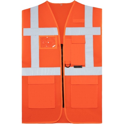 Korntex HI-VIS KXCMMF LARISA / Унисекс светлоотразителна мрежеста жилетка - HV оранжева L (76CMMFzv903)