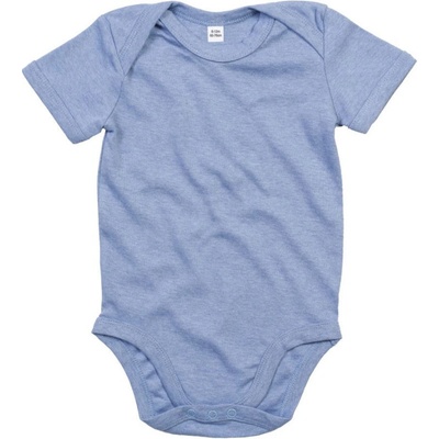 Babybugz Body BZ dětské krátký rukáv COT Melír modrá