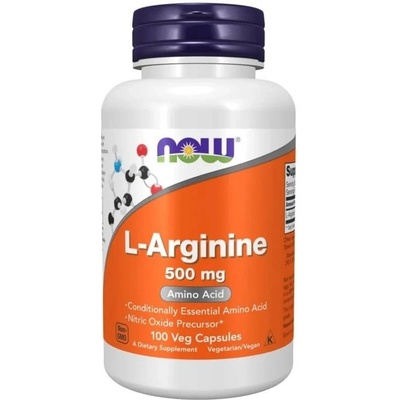 Now Foods L-Arginín 500 mg 100 kapsúl