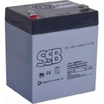 GRASSBERG SSB SB 5-12L SSB battery 12V/5Ah T2 - faston 6.3mm