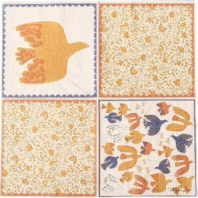 Bloomingville Papierové obrúsky v súprave Anniversary 20 ks 33x33 cm