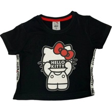 EPlus dívčí tričko Hello Kitty černá