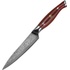 KnifeBoss Damaškový nôž viacúčelový Utility 5" Black & Red VG-10