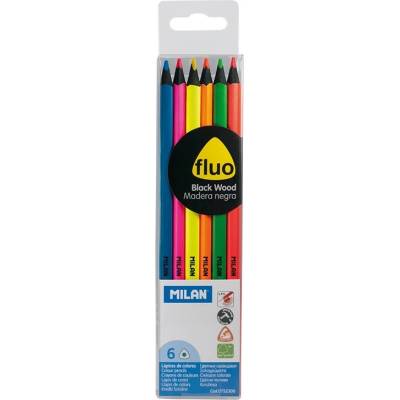 Milan trojhranné Fluo 6 ks 445714