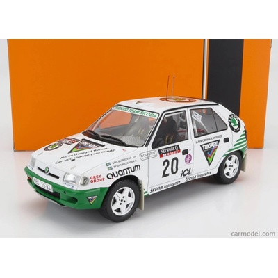 Ixo-models Škoda Felicia N 20 Rally Rac Lombard 1995 S.blomqvist B.melander Bílá Zelená 1:18