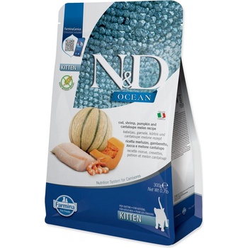 N&D cat OCEAN PUMPKIN GF kitten cod shrimp & cantaloupe melon 300 g