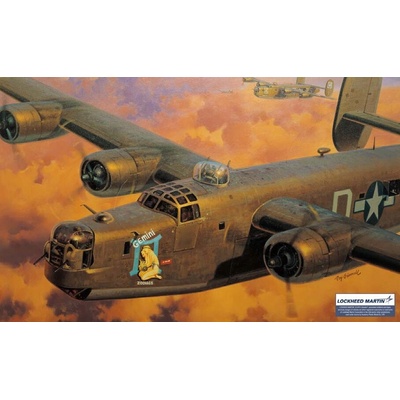 Model ke slepení Academy B-24H Liberator Měřítko 2. světová válka 1:72