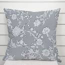 Biante PM-046 zámocké kvety na svetlo sivom 70 x 90 cm