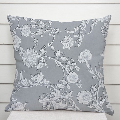 Biante PM-046 zámocké kvety na svetlo sivom 30 x 50 cm