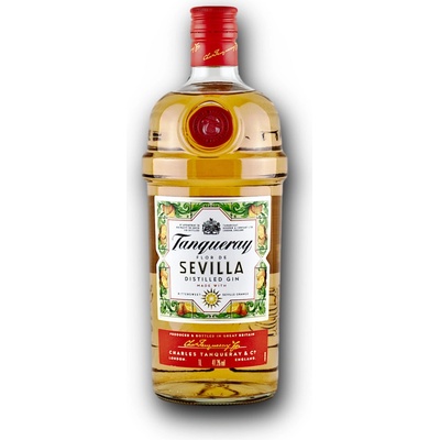 Tanqueray Flor de Sevilla 41,3% 1 l (čistá fľaša)