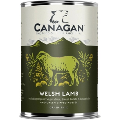 Canagan Dog Britské jehněčí 6 x 400 g