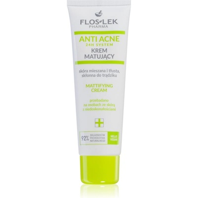 FLOSLEK Anti Acne матов крем за смесена и мазна кожа 50ml