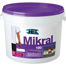 HET MIKRAL 100 Fasádna hladká akrylátová farba - biela - 1 kg