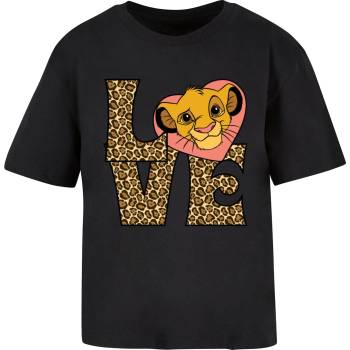 MERCHCODE Тениска Simba Love Tee black XXLUB-MC1254-00007 - , размер S