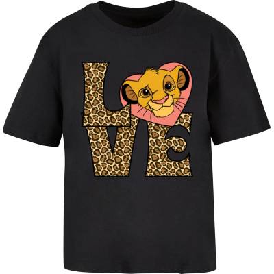 MERCHCODE Тениска Simba Love Tee black XXLUB-MC1254-00007 - , размер S