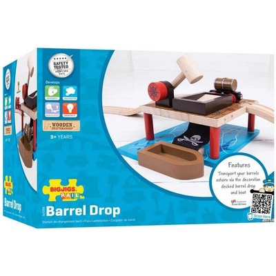 Bigjigs Rail Nakladanie barelov Bigjigs Rail