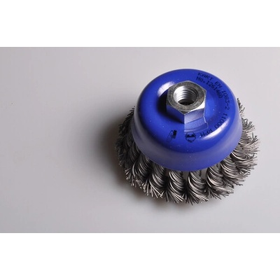 KART Črepníková vrkôčiková kefa 75x25xM14 oceľ 0,6