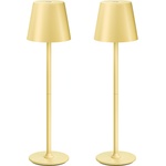 UPXNBOR LED table lamp wireless set of 2, metal table lamp outdoor and indoor - UP-WSA