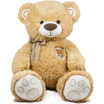 Плюш АМЕК Мече с панделка бежово, детска плюшена играчка