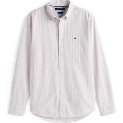 Tommy Hilfiger CORE 1985 FLEX OXFORD STRIPE SHIRT - Safari 0BJ