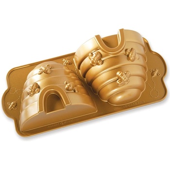 Nordic Ware Форма за 3D пчелен кошер Beehive Bundt® златен Nordic Ware (NW54577)